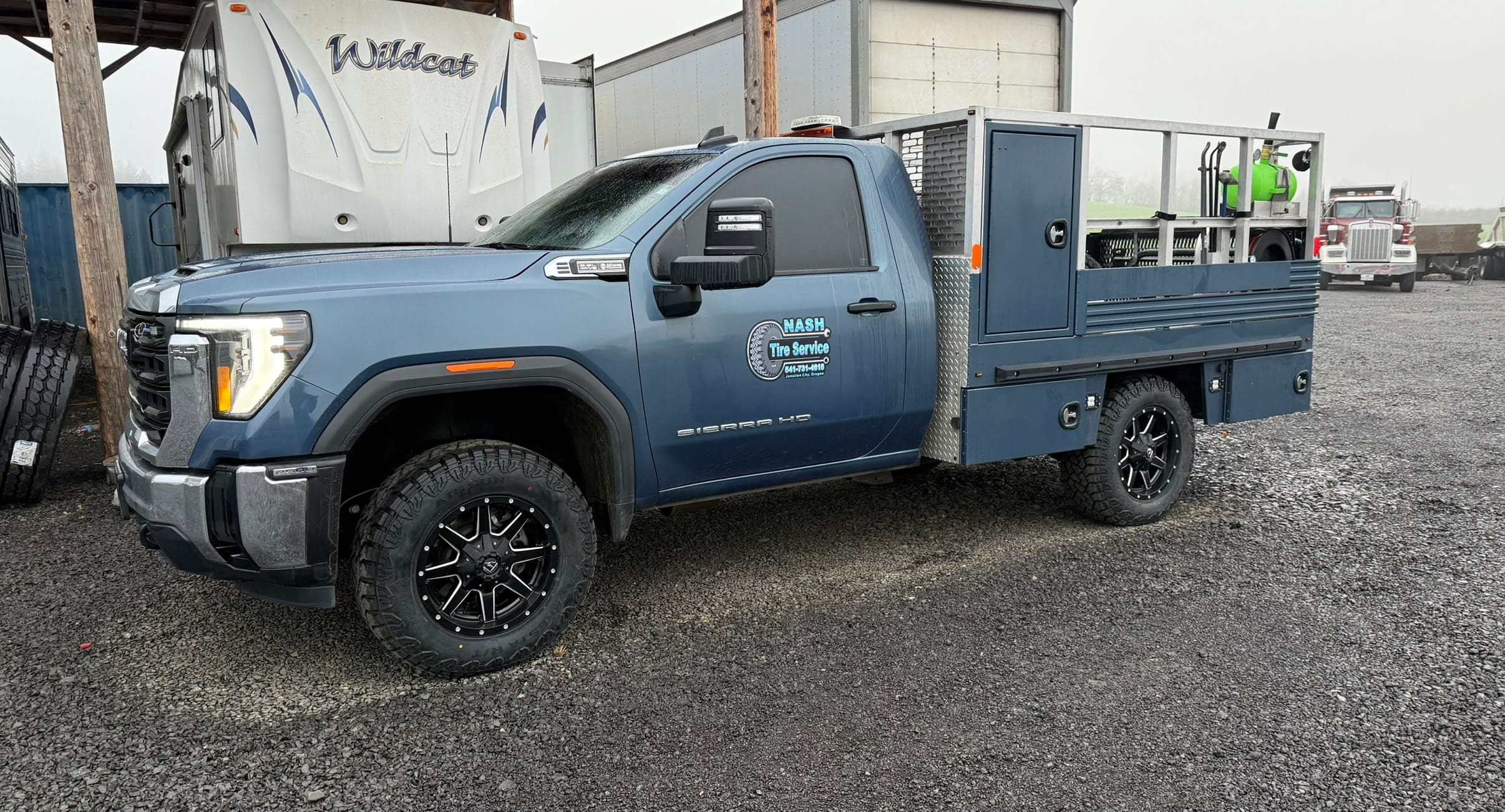 Nash Tire Service mobile dispatch truck
